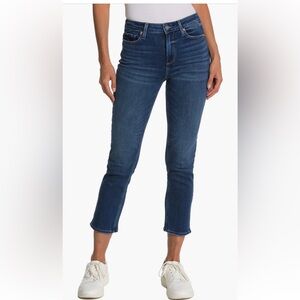 PAIGE Vertugo distressed ankle cropped jeans